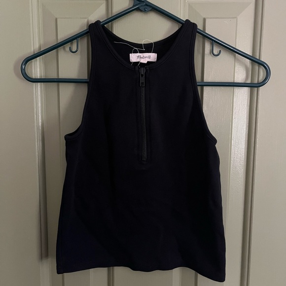 MADEWELL Cropped Zip Tank - Picture 2 of 5
